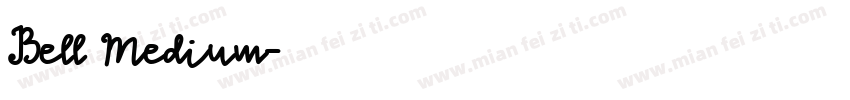 Bell Medium字体转换
